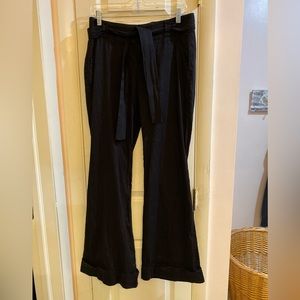 Banana Republic Black Linen Pants, size 4